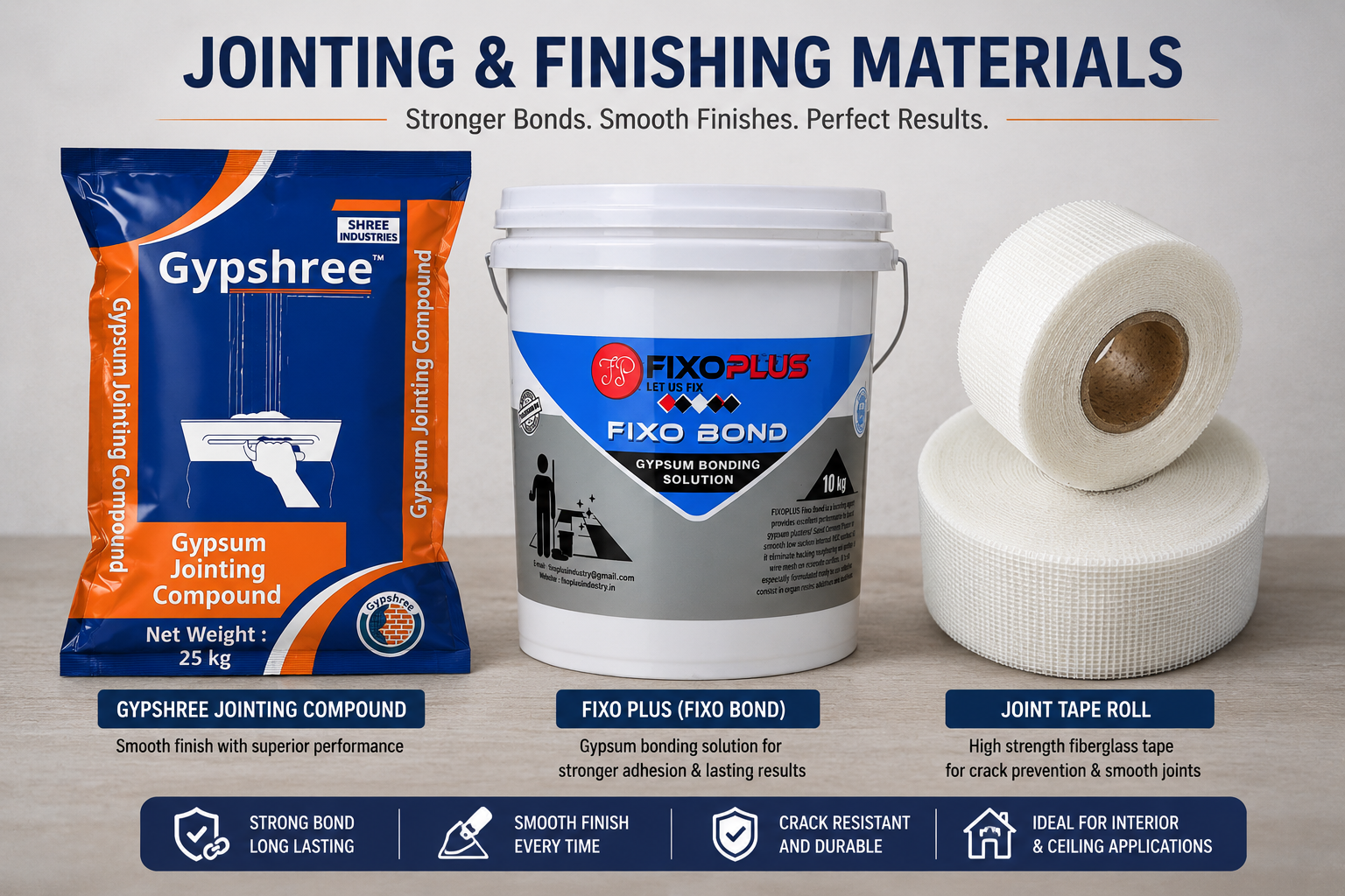 JOINTING & FINISHING MATERIALS