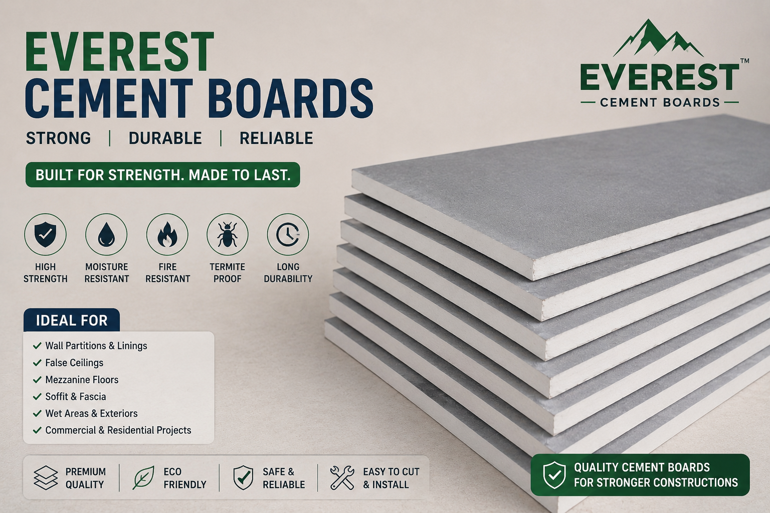 EVEREST CEMENT BOARD